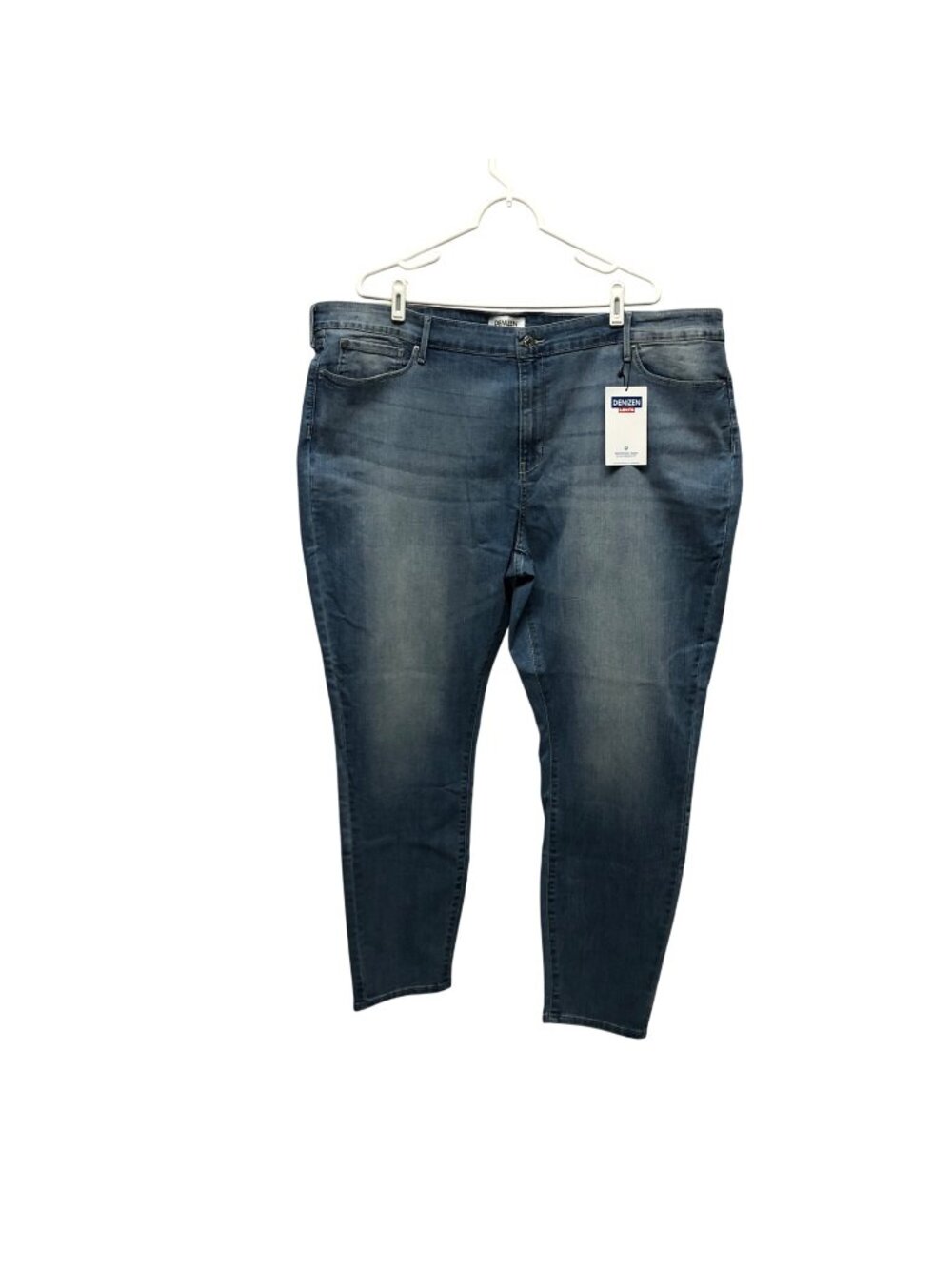 Levis Denizen Jeans Women Size 26W Mid Rise Skinny Essential Stretch Denim NEW